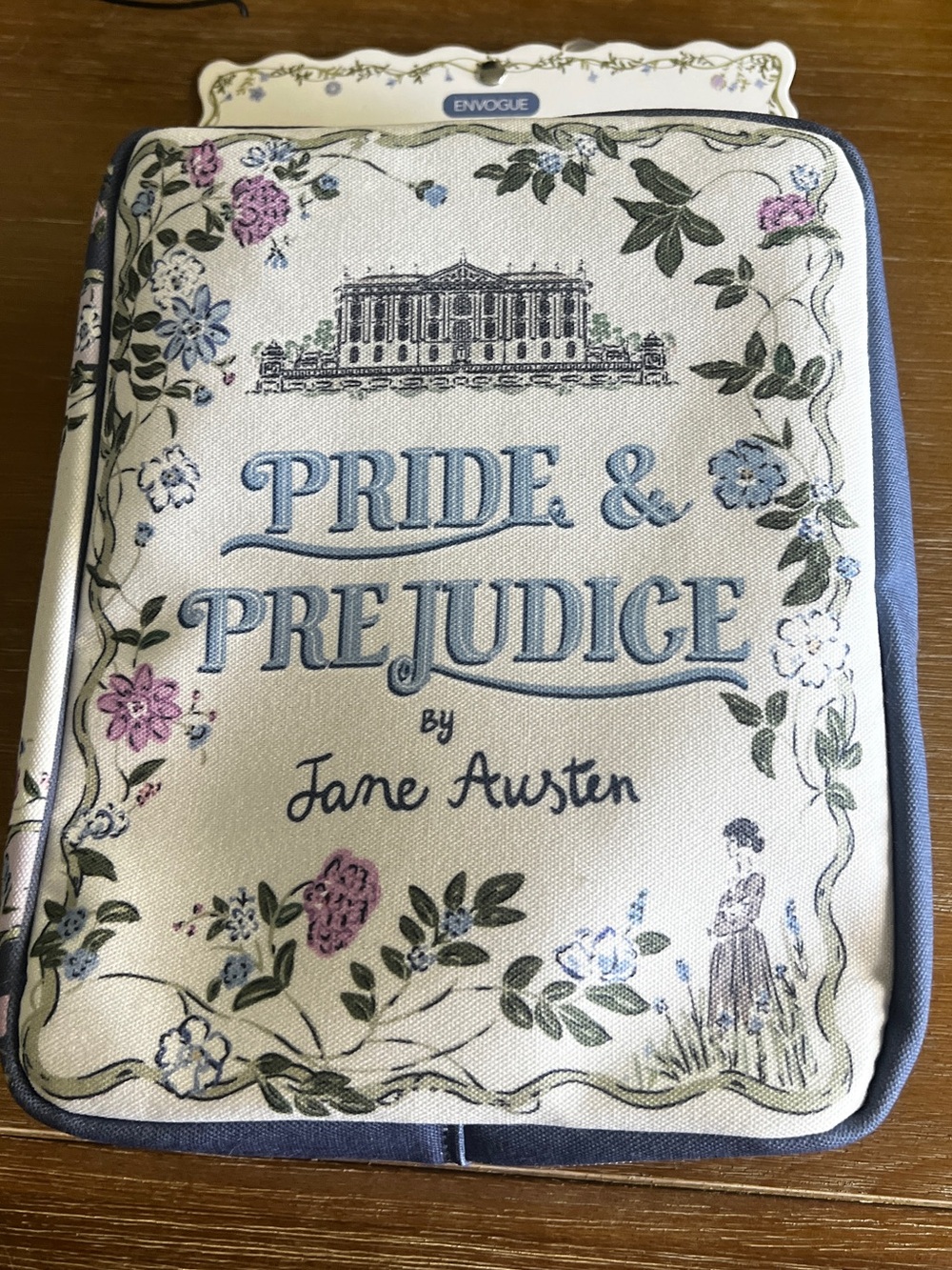 ✧ 🩷 ENVOGUE Pride & Prejudice by Jane Austen Book Travel Pouch 🩷 ✧